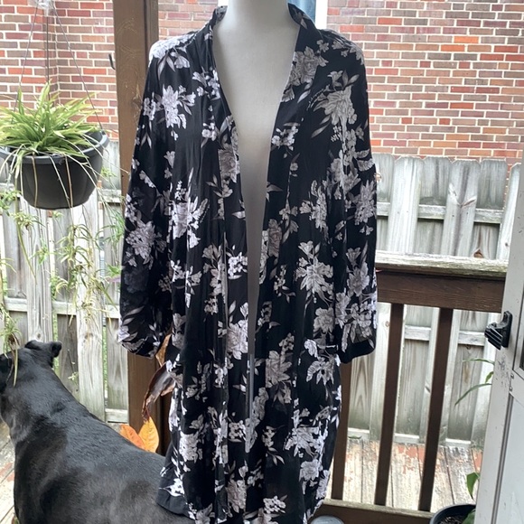 NWOT Spiritual Gangster Kimono Robe/Overlay OS - Picture 2 of 9